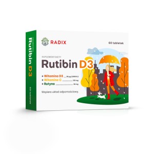 Rutibin D3 60 tabletek