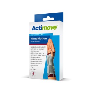 Actimove Orteza stabilizująca nadgarstek ze wzmocnieniem i z kompresją medyczną (ręka prawa)