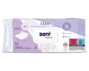 SENI CARE chusteczki pielęgnacyjne Maxi 3w1 52szt