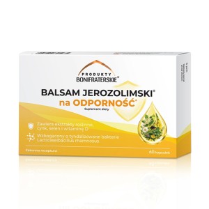 BALSAM JEROZOLIMSKI na ODPORNOŚĆ 60 kapsułek