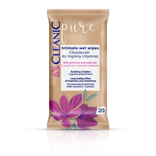 CLEANIC Chusteczki do higieny intymnej PURE 20 szt.jpg