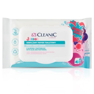 CLEANIC Junior Nawilżany papier toaletowy 40szt.
